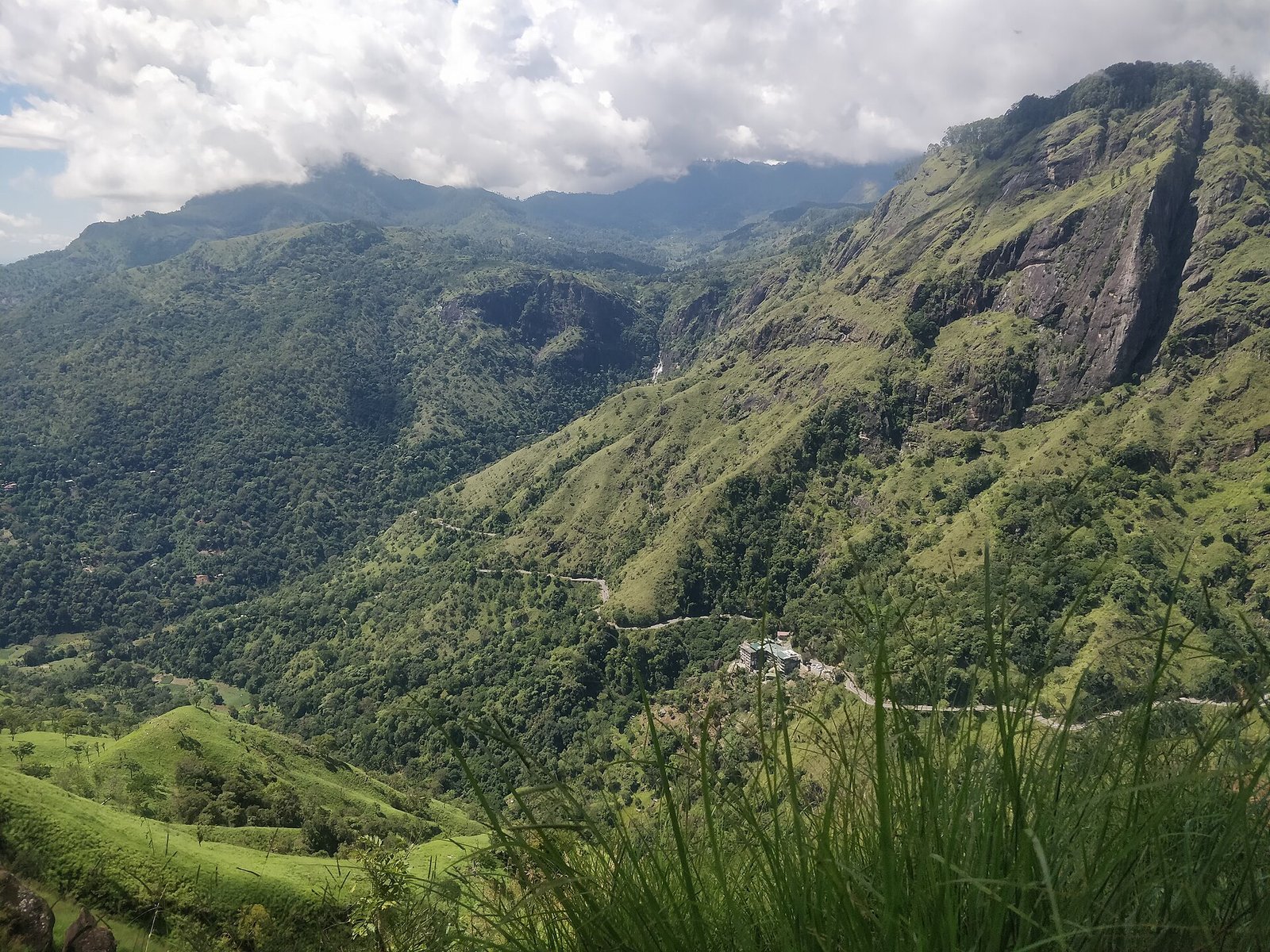 View of Ella Rock and the surrounding hills from Little Adam's Peak